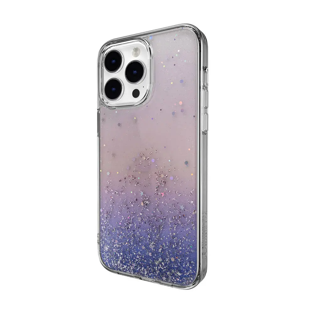 iPhone 14 Pro Max Şeffaf Simli Kılıf - Switcheasy Starfield