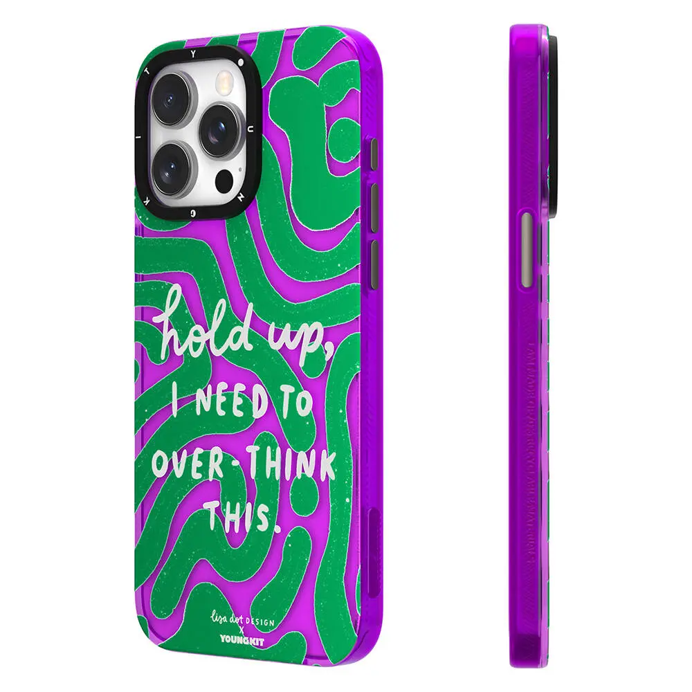 iPhone 14 Pro Max Yazı Desenli Kılıf - Youngkit Mindfulness