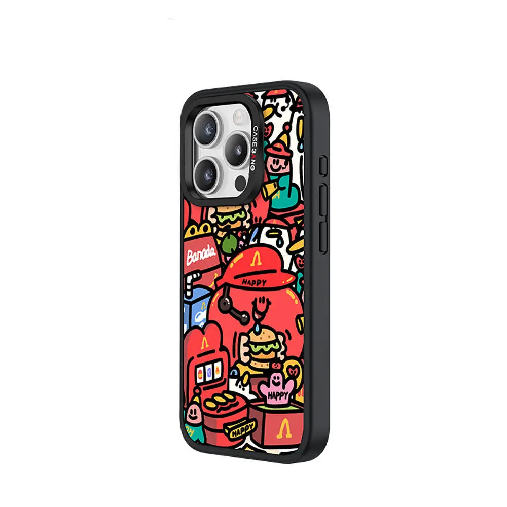 iPhone 14 Pro Max MagSafe Uyumlu Mıknatıslı Arka Panel - Casebang Ahhey
