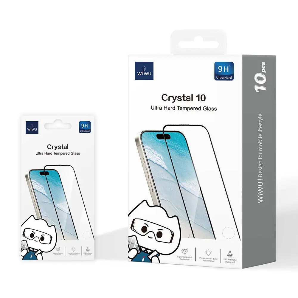 iPhone 14 Pro Max Temperli Cam Ekran Koruyucu 10'lu Paket - Wiwu GT-008