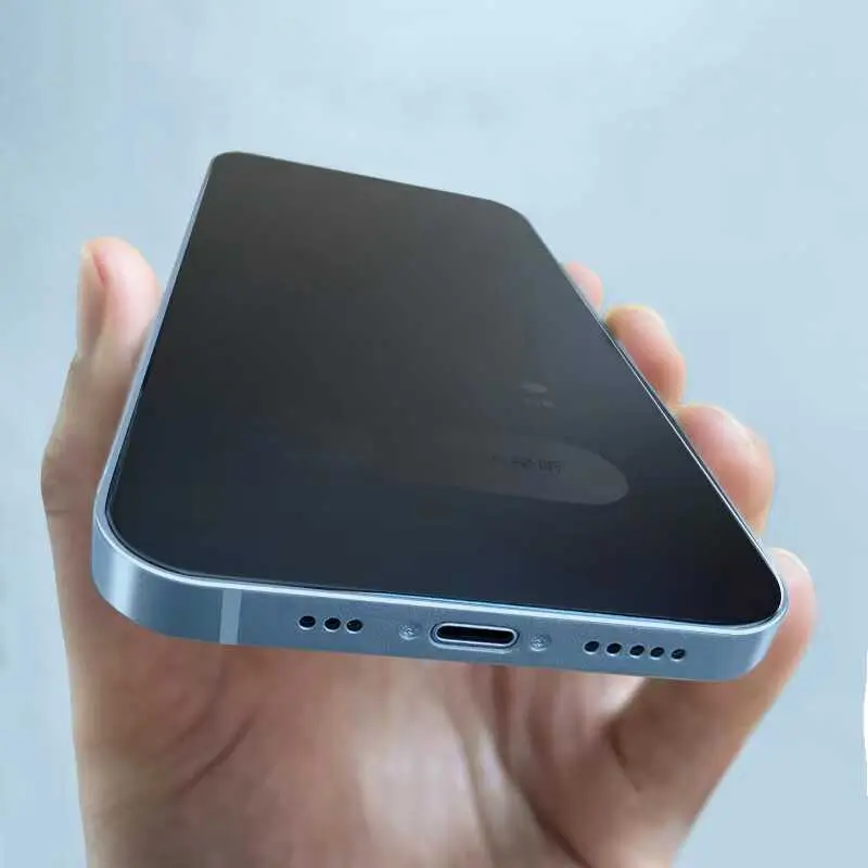 iPhone 14 Pro Max Gizlilik Filtreli Ekran Koruyucu - Wiwu iPrivacy HD