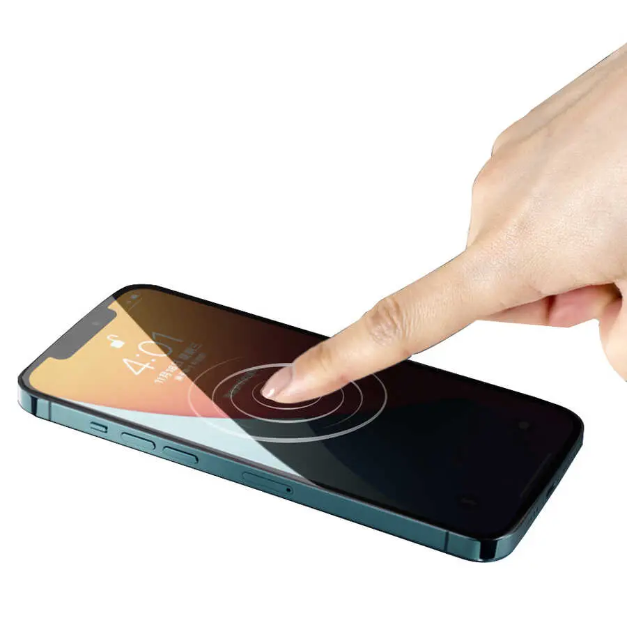 iPhone 14 Pro Max Gizlilik Filtreli Ekran Koruyucu - Wiwu iPrivacy HD