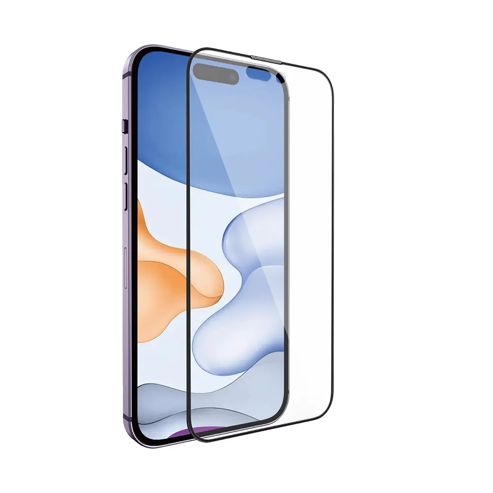 iPhone 14 Pro Max Mat Temperli Cam Ekran Koruyucu - Wiwu iVista