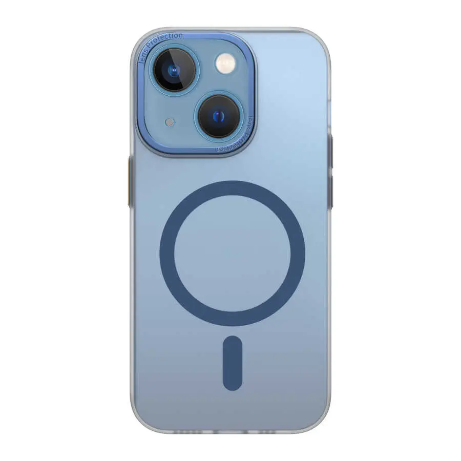 iPhone 14 MagSafe Uyumlu Buzlu Sert PC Kılıf - Wiwu Frosted Magnetic
