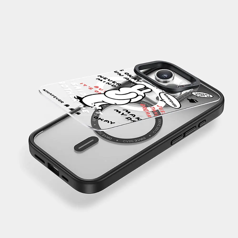iPhone 15 Mıknatıslı Arka Panel - Casebang Chill Out