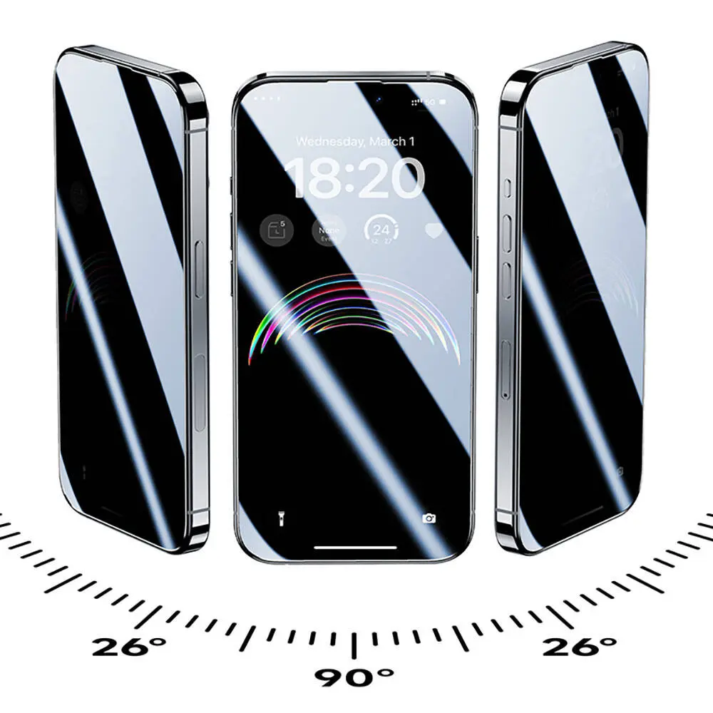 iPhone 15 Hayalet Ekran Koruyucu, Uygulama Aparatlı - Benks V Pro Ultra Shield Privacy