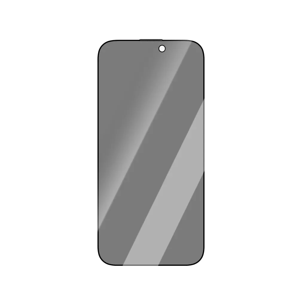 iPhone 15 Gizlilik Filtreli Temperli Cam Ekran Koruyucu - CaseWorld Crystal Shadow