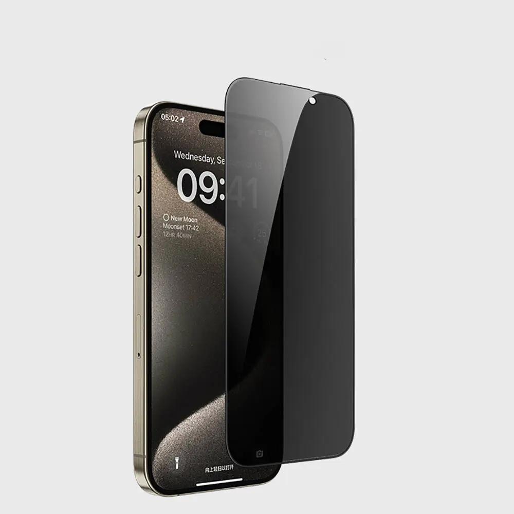 iPhone 15 Hayalet Ekran Koruyucu + Uygulama Aparatı - Casebang Privacy