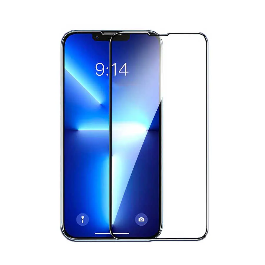 iPhone 15 Tam Kaplama 5D Cam Ekran Koruyucu - Davin