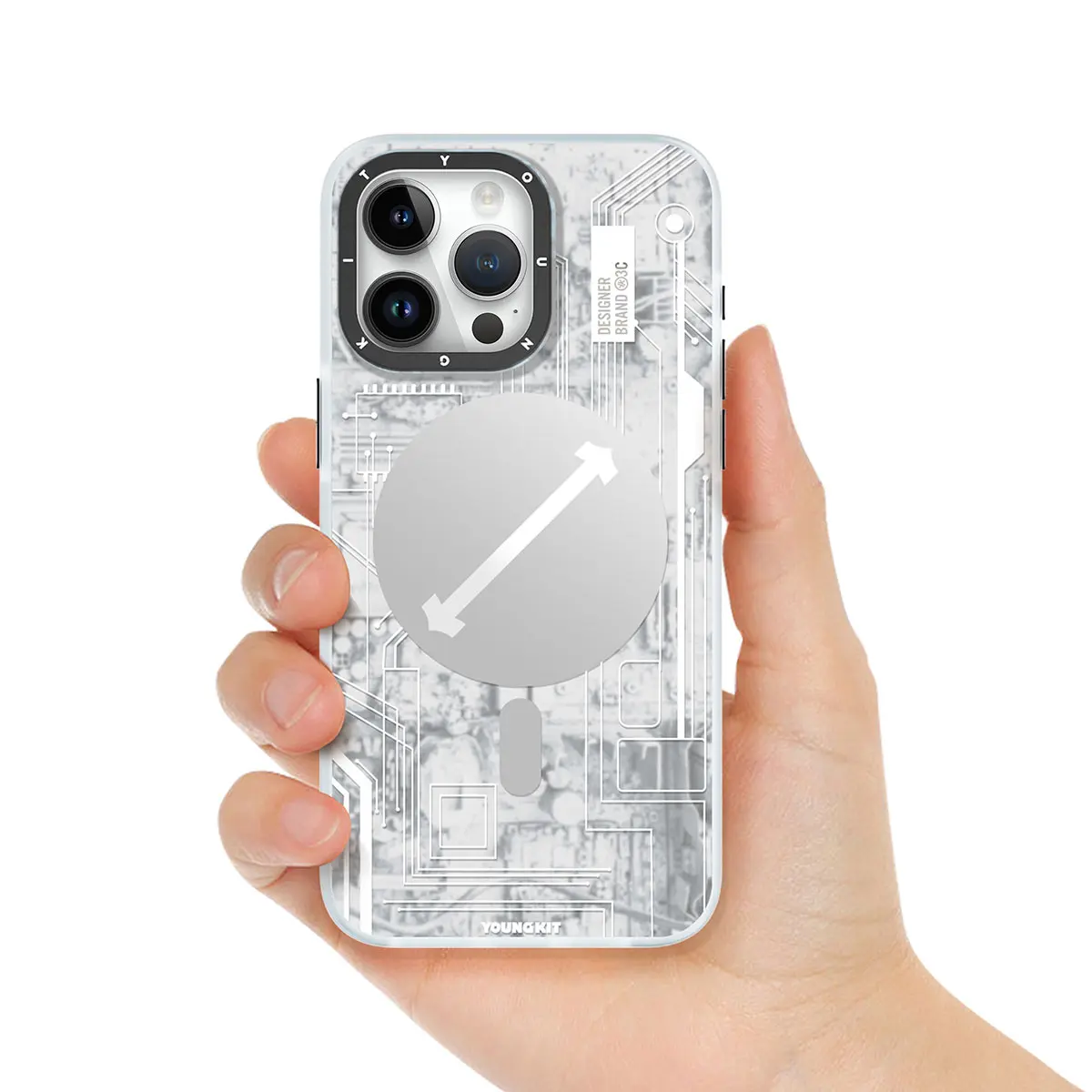 iPhone 15 MagSafe Uyumlu Kılıf - YoungKit Technology Serisi