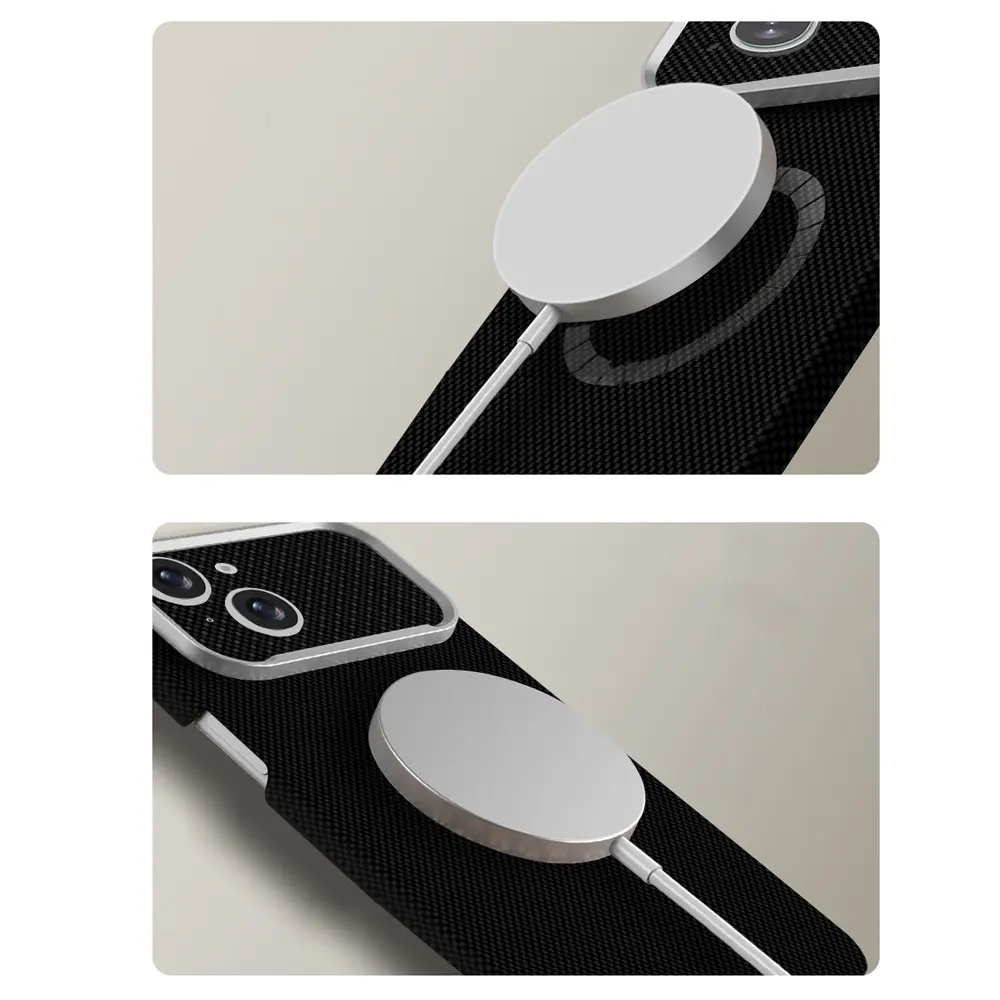 iPhone 15 MagSafe Uyumlu Sert PC Kılıf - Zore Paris Zerre