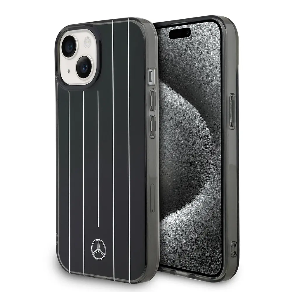 iPhone 15 Uyumlu Paralel Çizgi Desenli Kılıf - Mercedes Benz New Urban 3