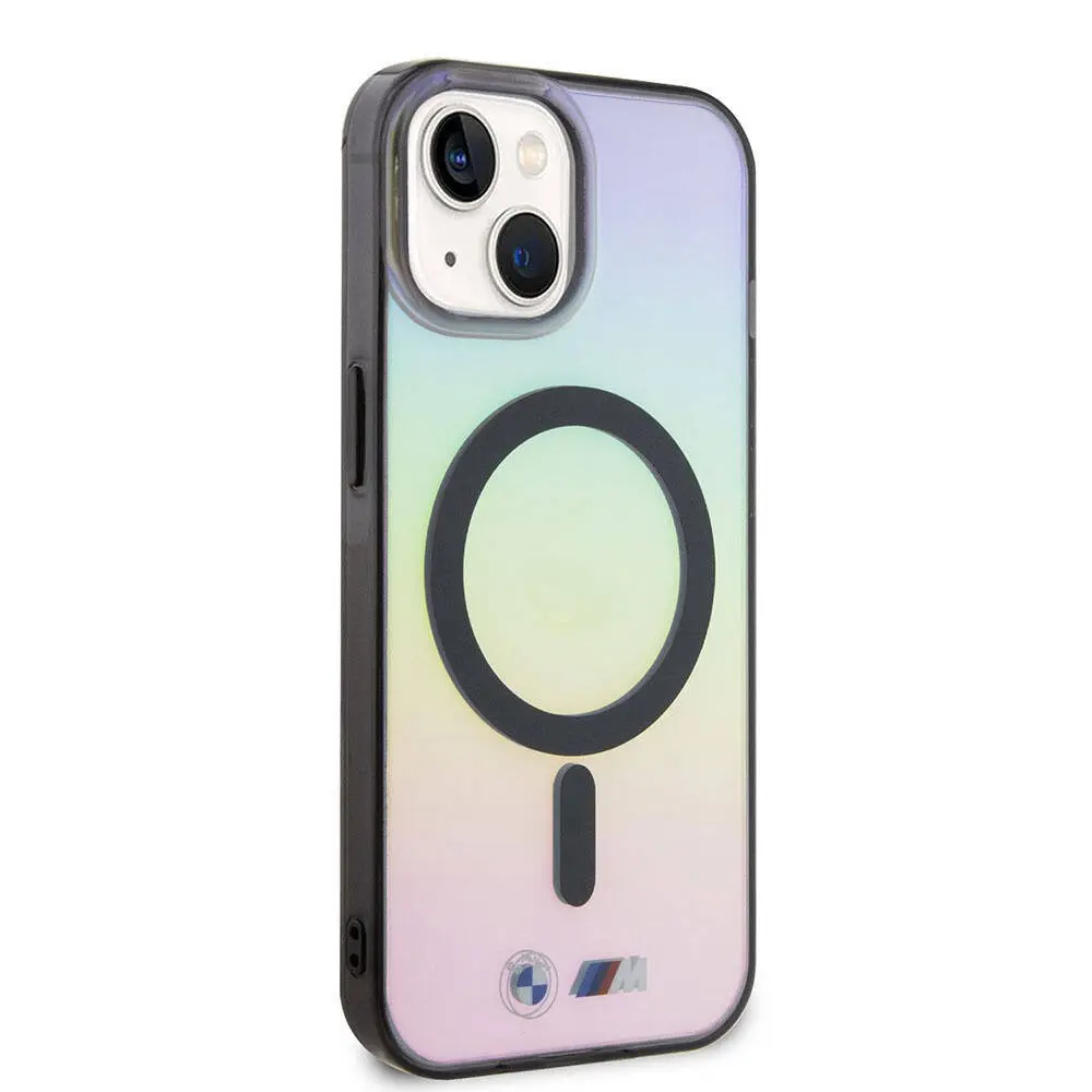 iPhone 15 MagSafe Uyumlu Şeffaf Kılıf - BMW Iridescent Lisanslı