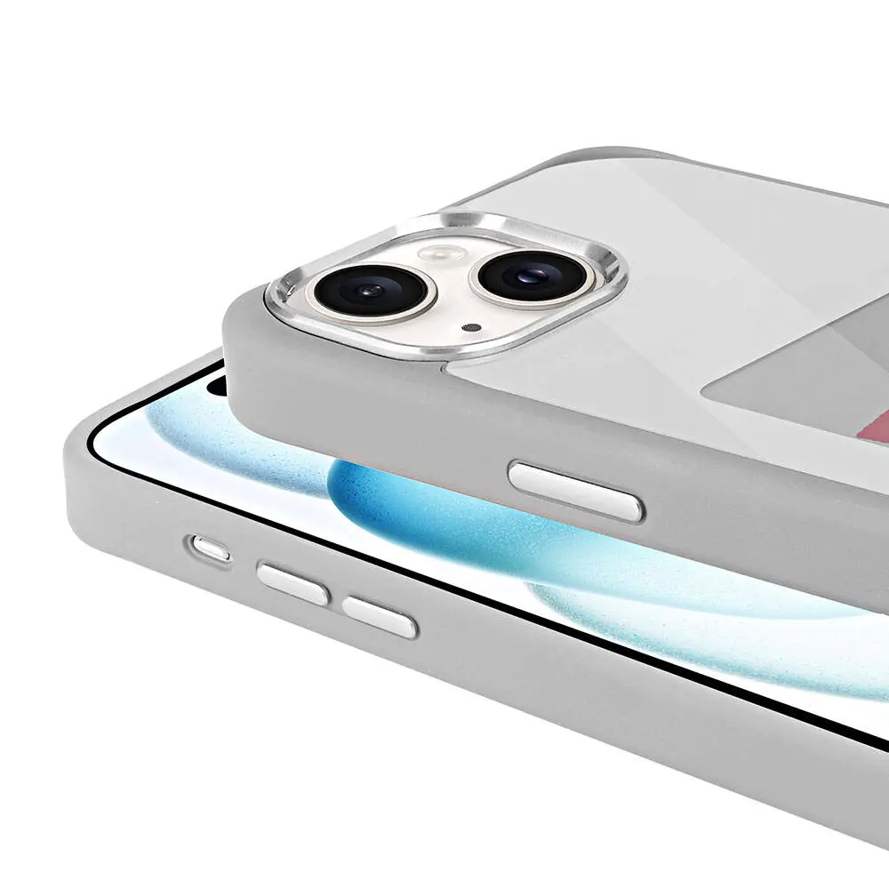 iPhone 15 NFC Akıllı Kılıf, Ekranı Yansıtan Kapak - Zore