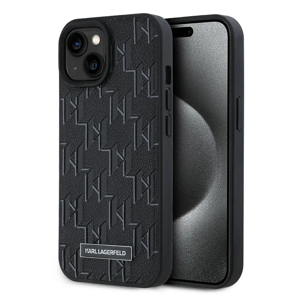 iPhone 15 MagSafe Uyumlu Kılıf - Karl Lagerfeld KL Hot Stamp