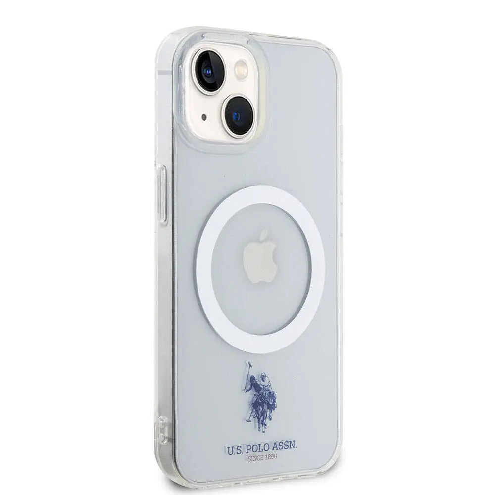 iPhone 15 MagSafe Uyumlu Şeffaf Kılıf - U.S. Polo Assn. Lisanslı