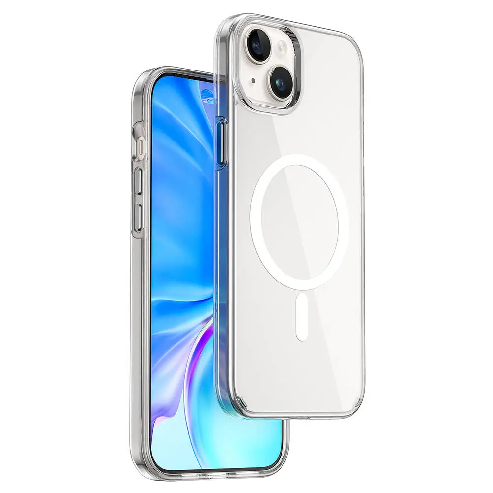 iPhone 15 MagSafe Uyumlu Şeffaf Kılıf - Wiwu BC-022