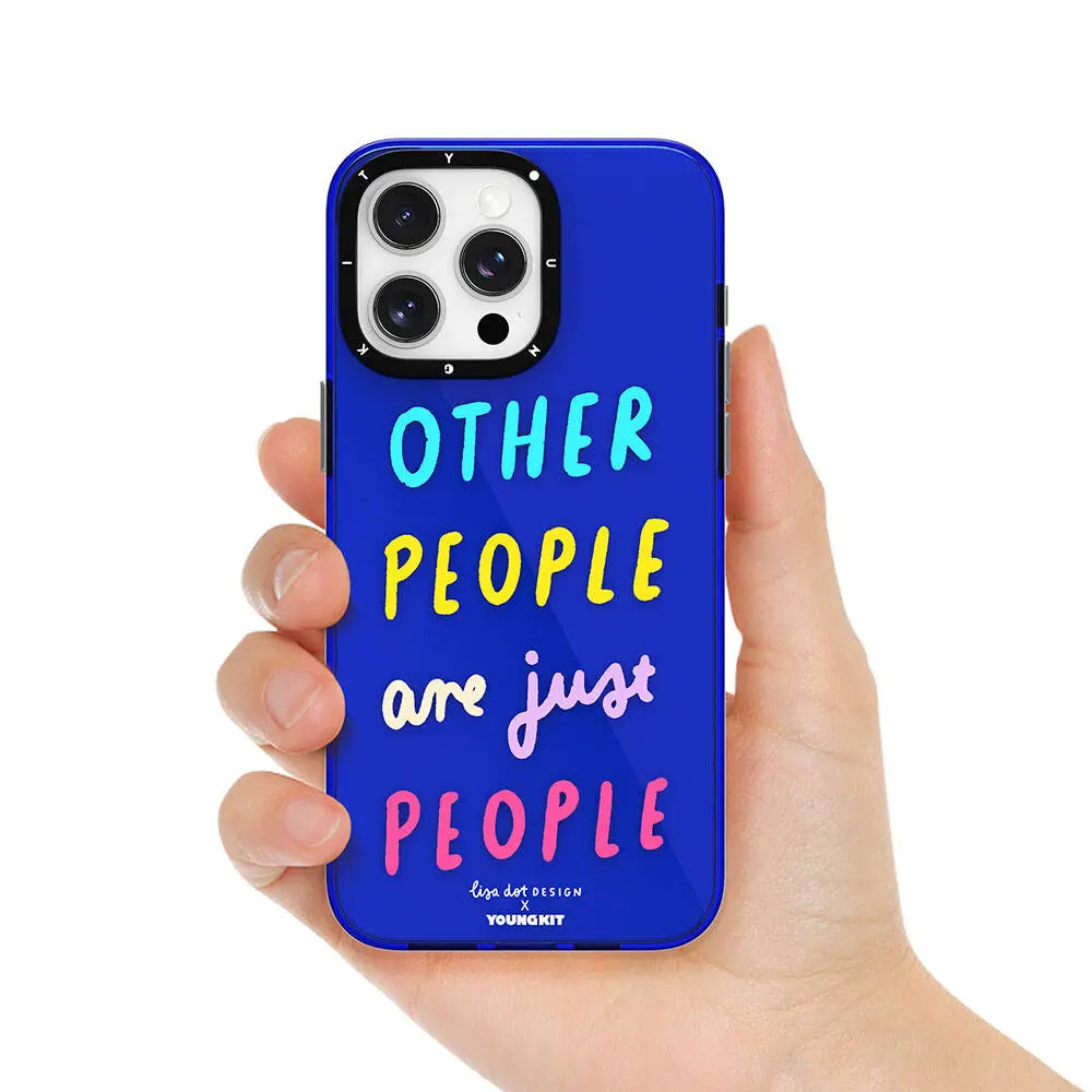 iPhone 15 Yazı Desenli Kılıf - Youngkit Mindfulness Serisi