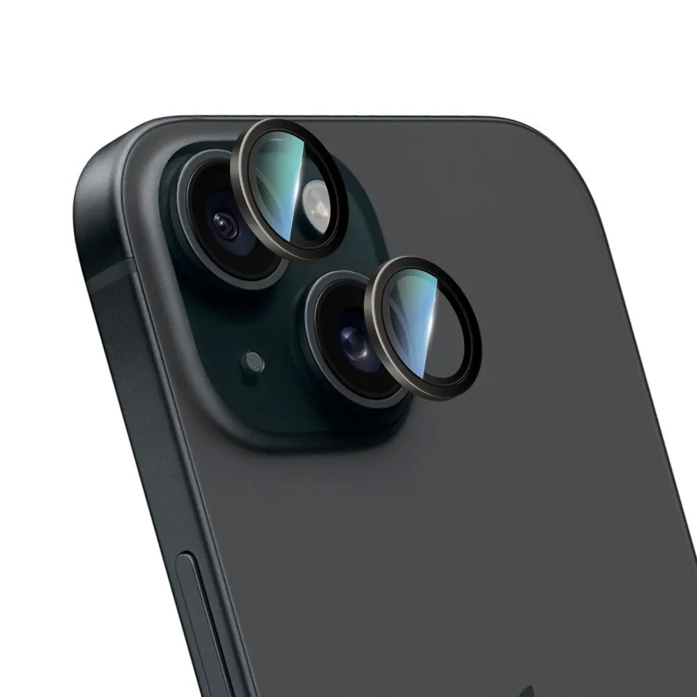 iPhone 15 Plus Kamera Lens Koruyucu - CaseWorld Alloy Serisi