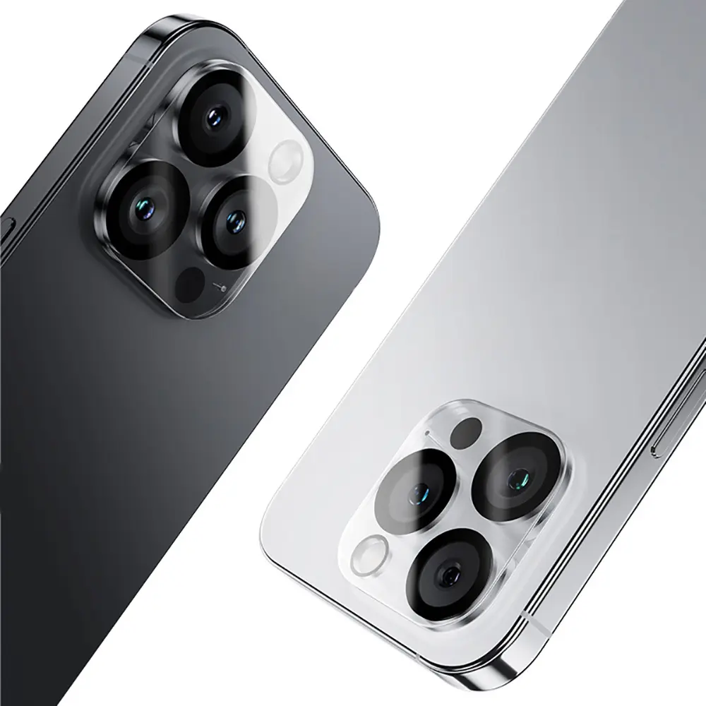 iPhone 15 Plus Kamera Lens Koruyucu, Renkli Metal Tasarım - Benks New KR
