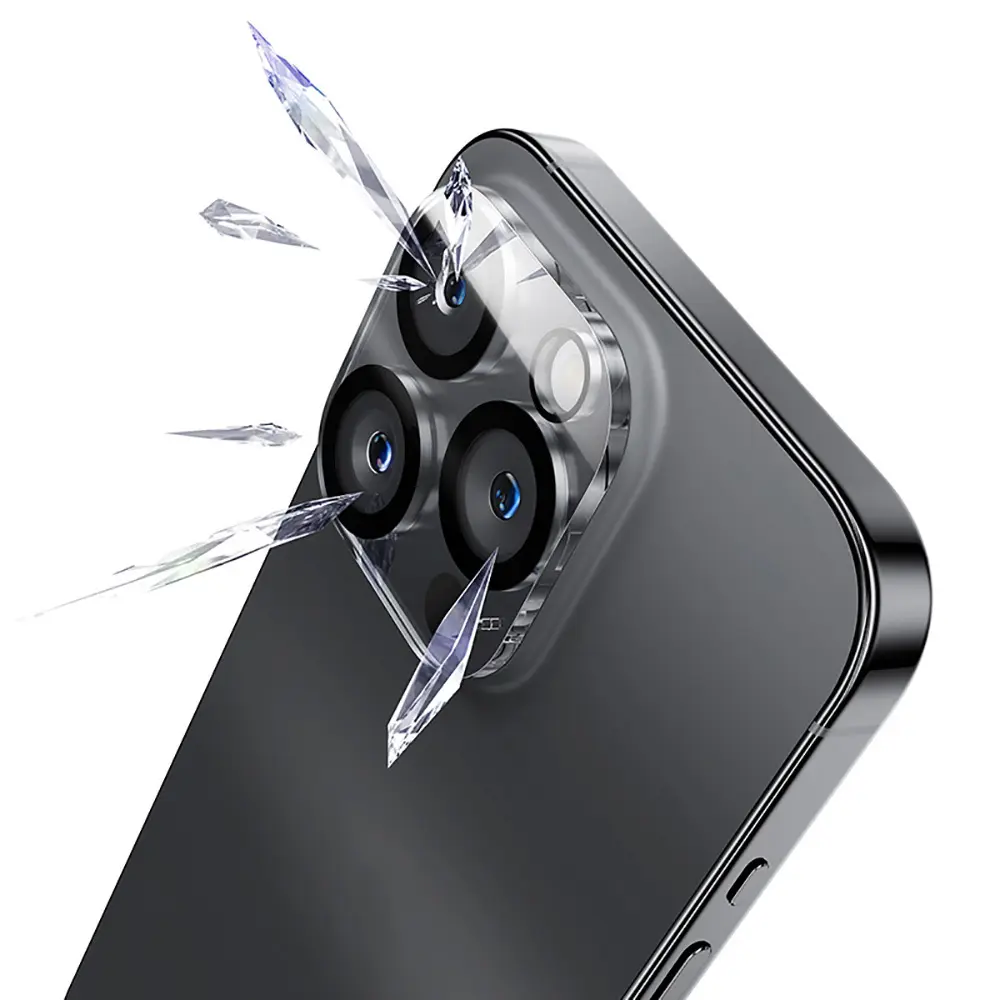 iPhone 15 Plus Kamera Lens Koruyucu, Renkli Metal Tasarım - Benks New KR