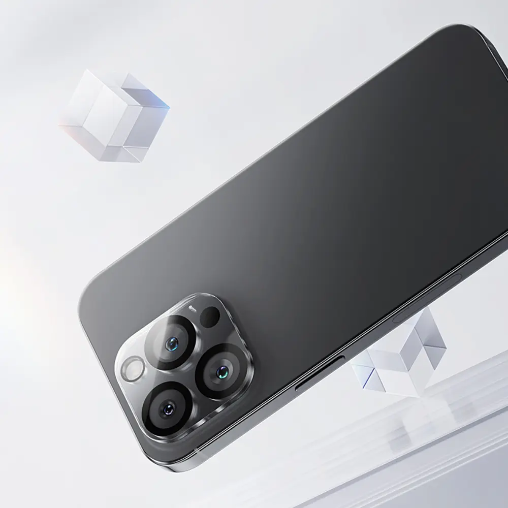 iPhone 15 Plus Kamera Lens Koruyucu, Renkli Metal Tasarım - Benks New KR