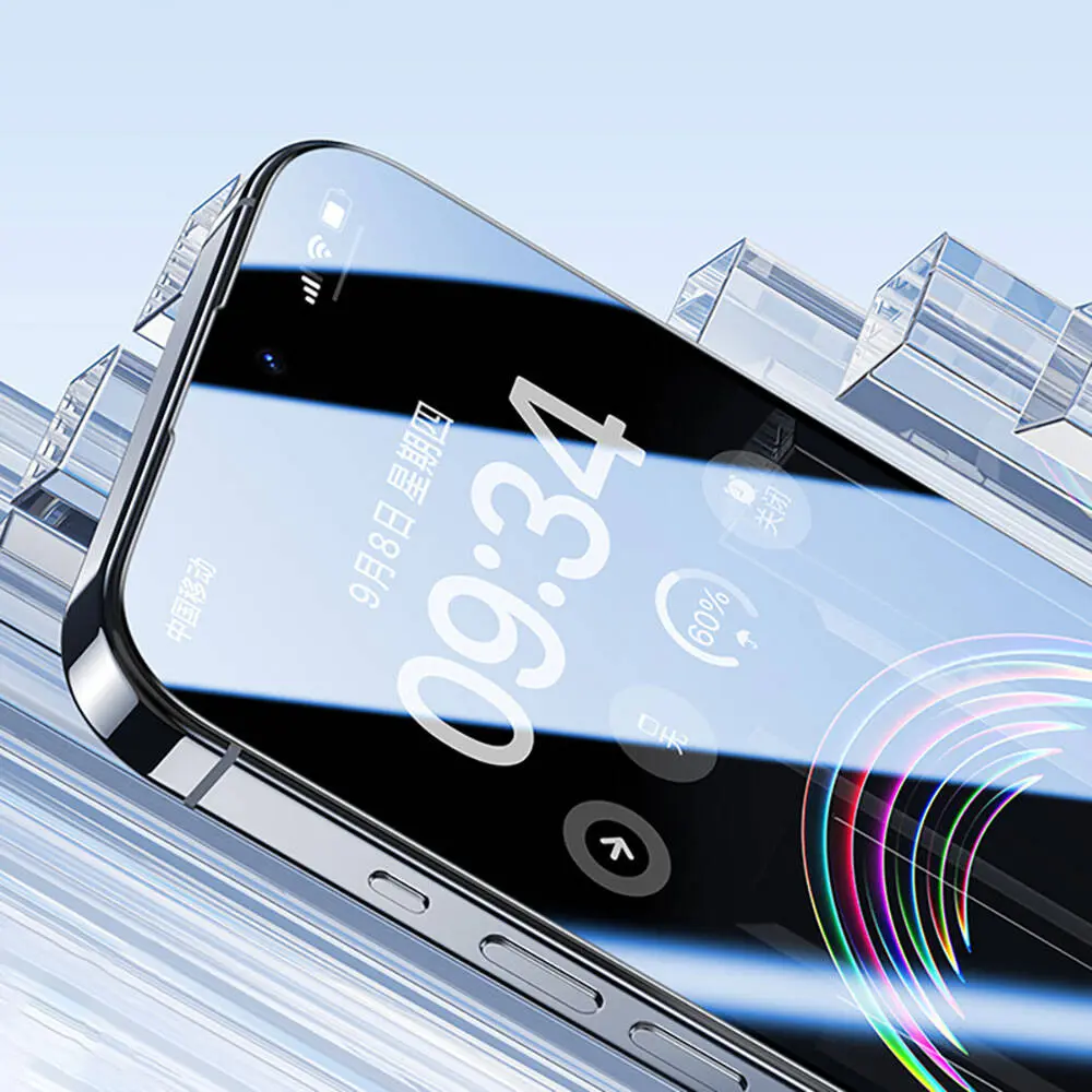 iPhone 15 Plus Temperli Cam Ekran Koruyucu, Uygulama Aparatlı - Benks V Pro Ultra Shield