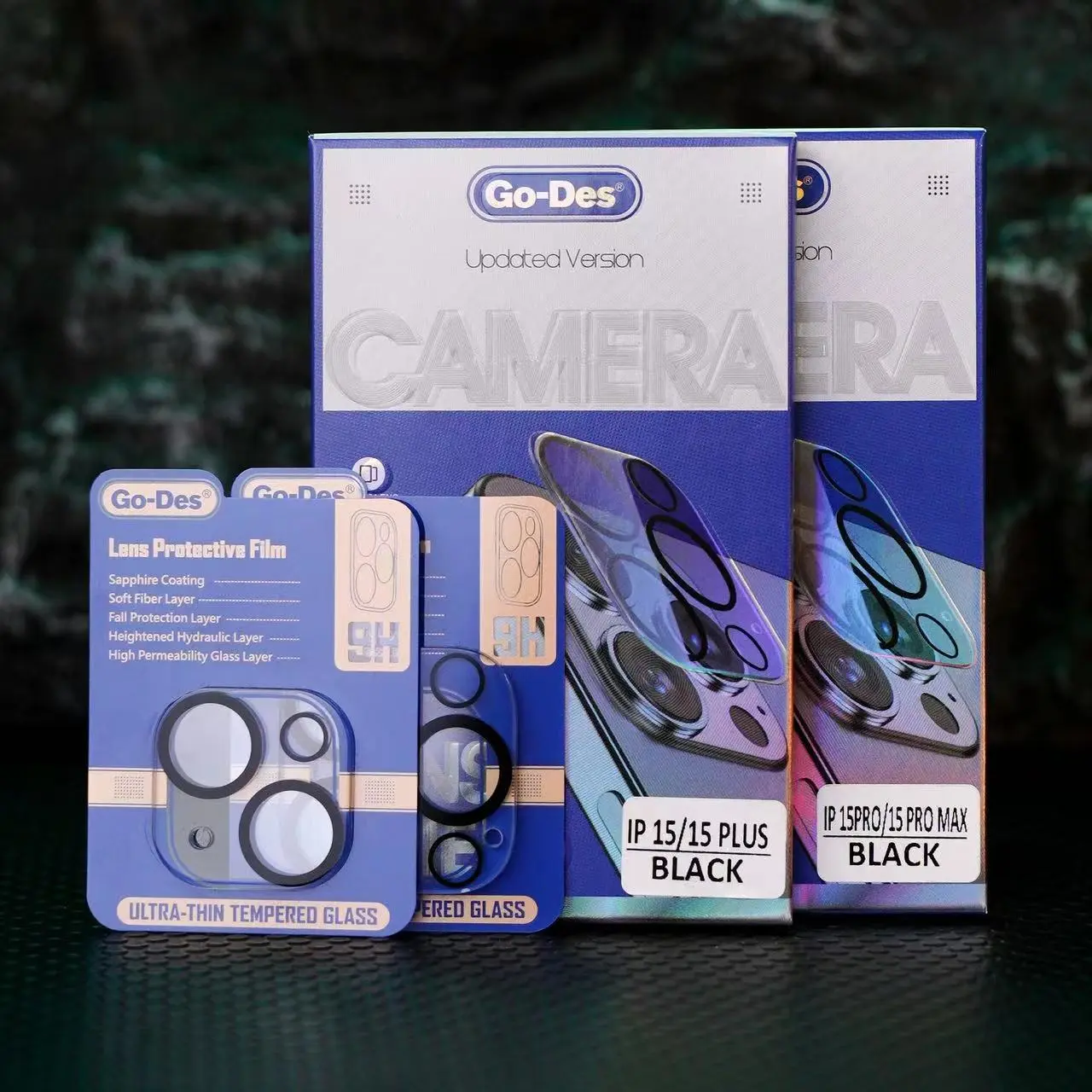 iPhone 15 Plus Kamera Lens Koruyucu - Go Des Lens Shield CL-14
