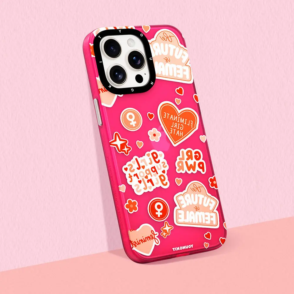 iPhone 15 Plus Tasarımlı Kılıf - Youngkit Sweet Language Bethany Green
