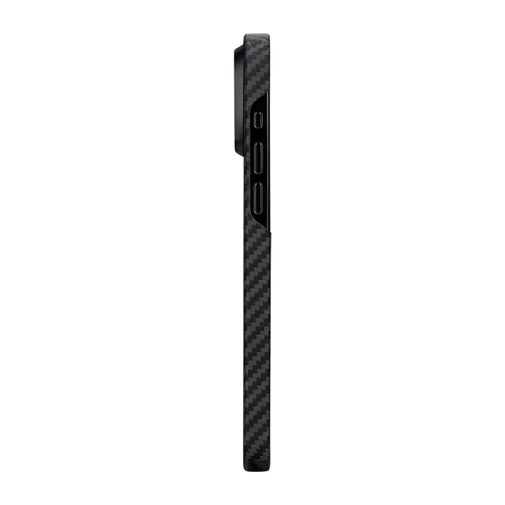 iPhone 15 Plus MagSafe Uyumlu Aramid Fiber Kılıf - Pitaka Ultra-Slim Classic