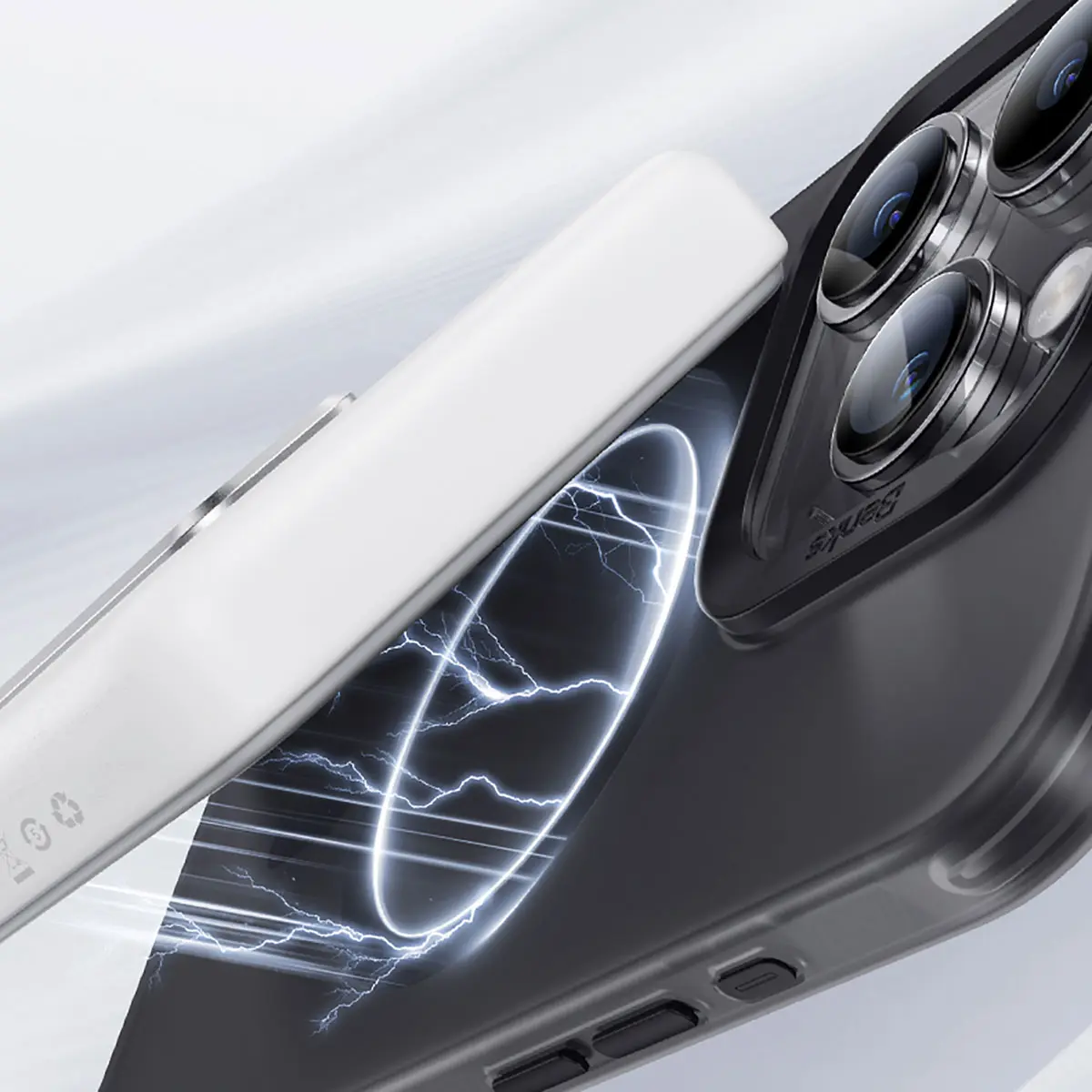 iPhone 15 Plus MagSafe Uyumlu Şeffaf Kılıf - Benks Lucid Armor