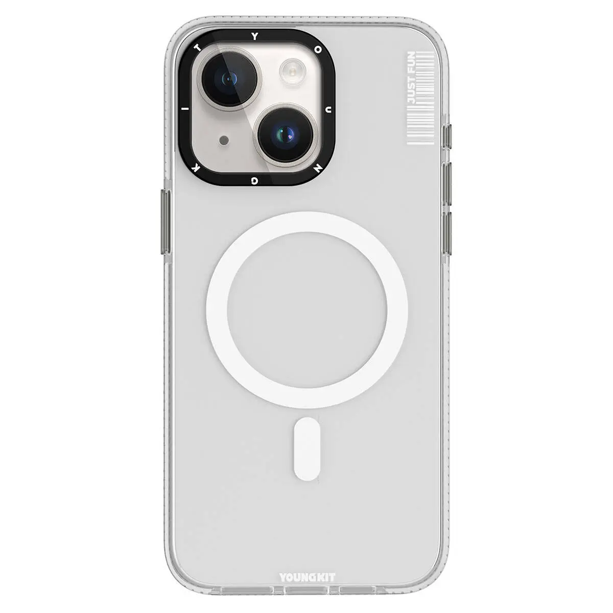 iPhone 15 Plus MagSafe Uyumlu Kılıf - YoungKit Crystal Color Serisi