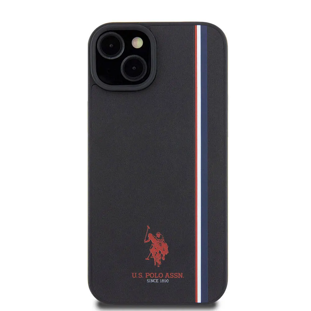iPhone 15 Plus U.S. Polo Assn. Lisanslı Şerit Tasarımlı Kılıf