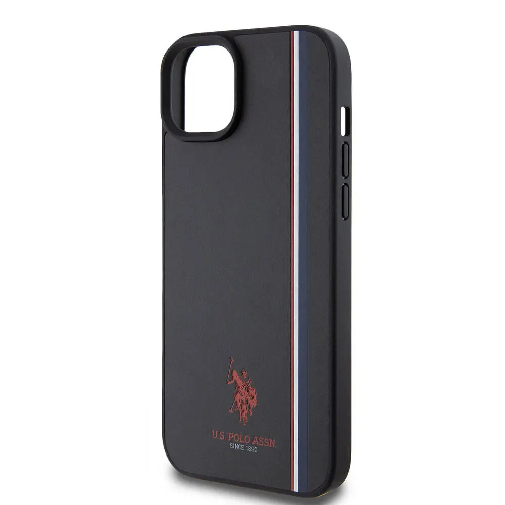 iPhone 15 Plus U.S. Polo Assn. Lisanslı Şerit Tasarımlı Kılıf