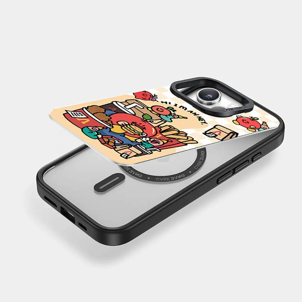 iPhone 15 Plus MagSafe Uyumlu Arka Panel - Casebang Ahhey Serisi
