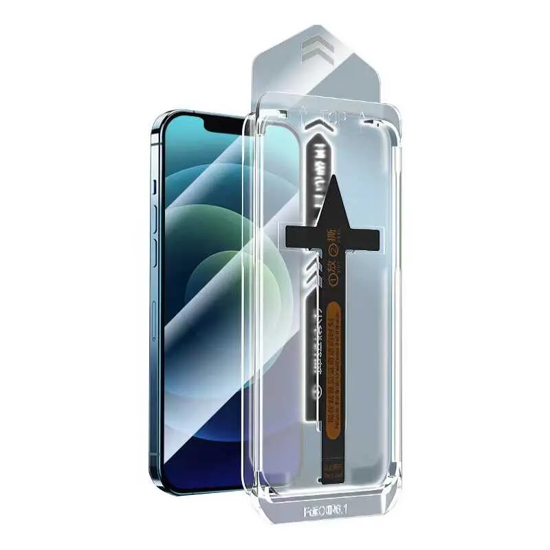 iPhone 15 Plus Temperli Ekran Koruyucu, Uygulama Aparatlı - Zore Süper Fast