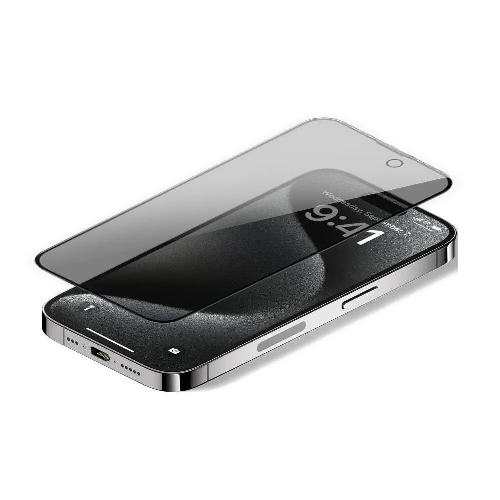 iPhone 15 Pro Wiwu iPrivacy HD Anti-Peep Ekran Koruyucu