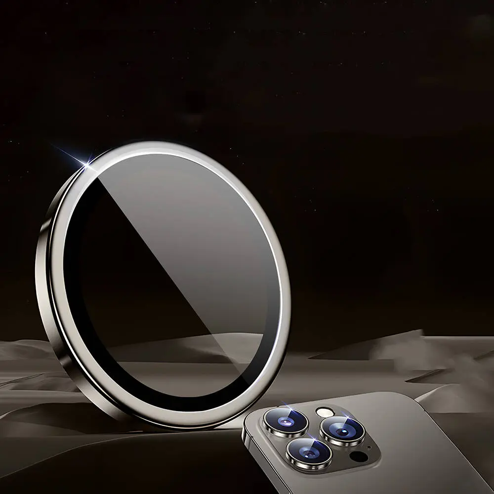 iPhone 15 Pro Safir Kamera Lens Koruyucu - Wiwu LG-003