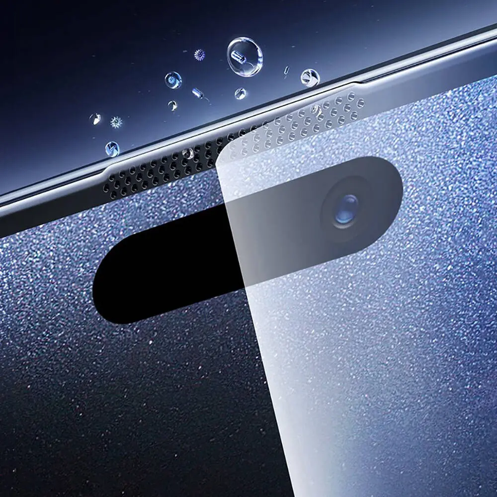 iPhone 15 Pro Temperli Cam Ekran Koruyucu, Kolay Uygulama Aparatlı - Wiwu SQ-008