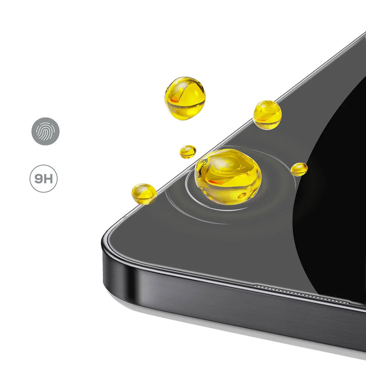 iPhone 15 Pro Gizlilik Filtreli Temperli Cam Ekran Koruyucu - Zore Rika