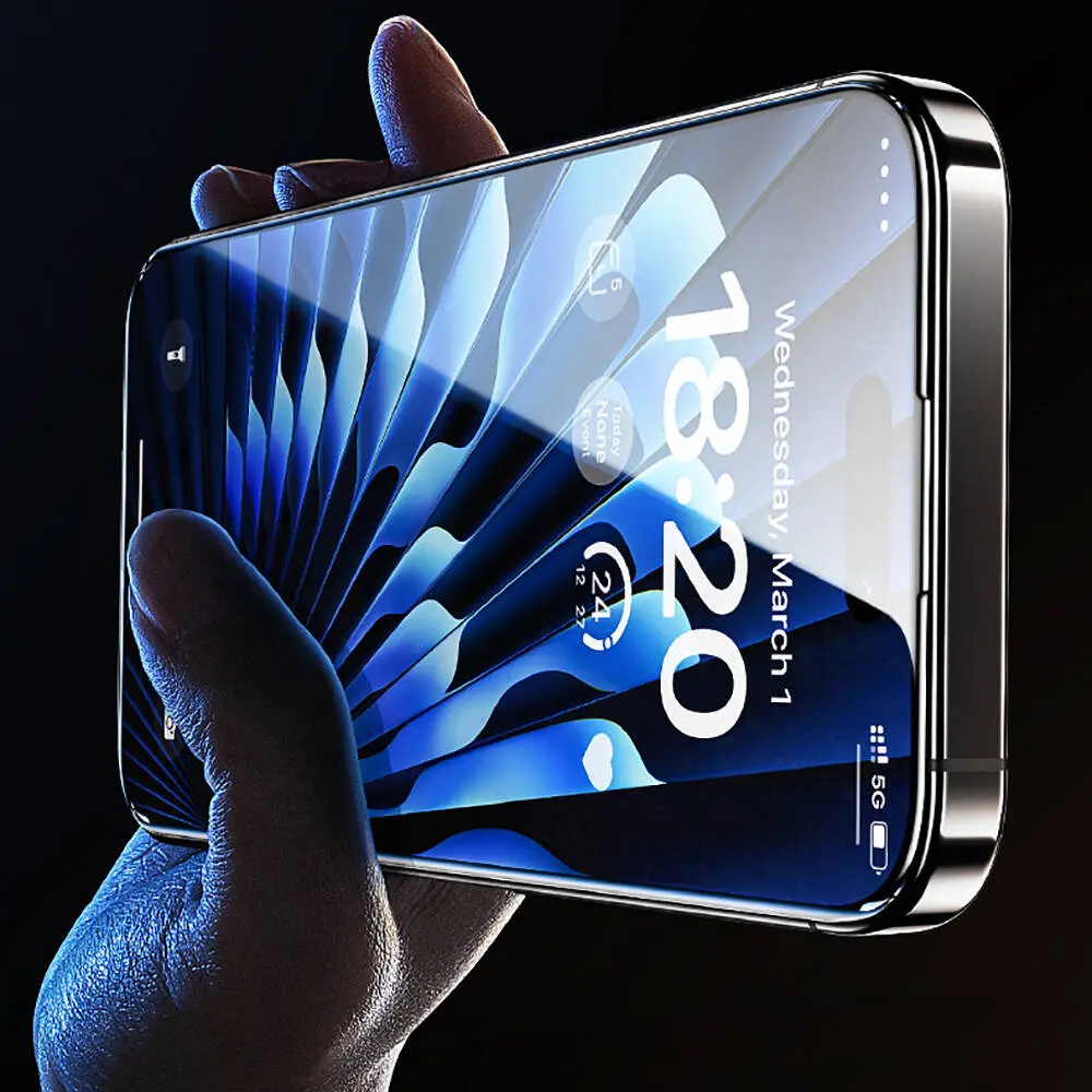 iPhone 15 Pro Temperli Cam Ekran Koruyucu, Uygulama Aparatlı - Benks Glass Warrior HD