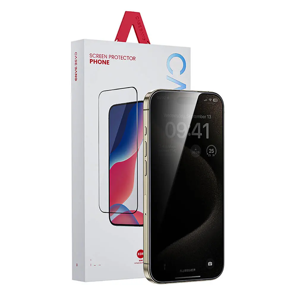 iPhone 15 Pro Hayalet Ekran Koruyucu ve Uygulama Aparatı - Casebang Privacy