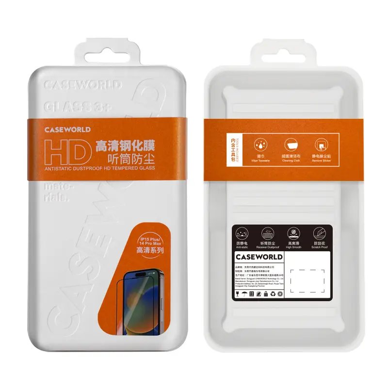 iPhone 15 Pro Temperli Cam Ekran Koruyucu - CaseWorld HD Serisi