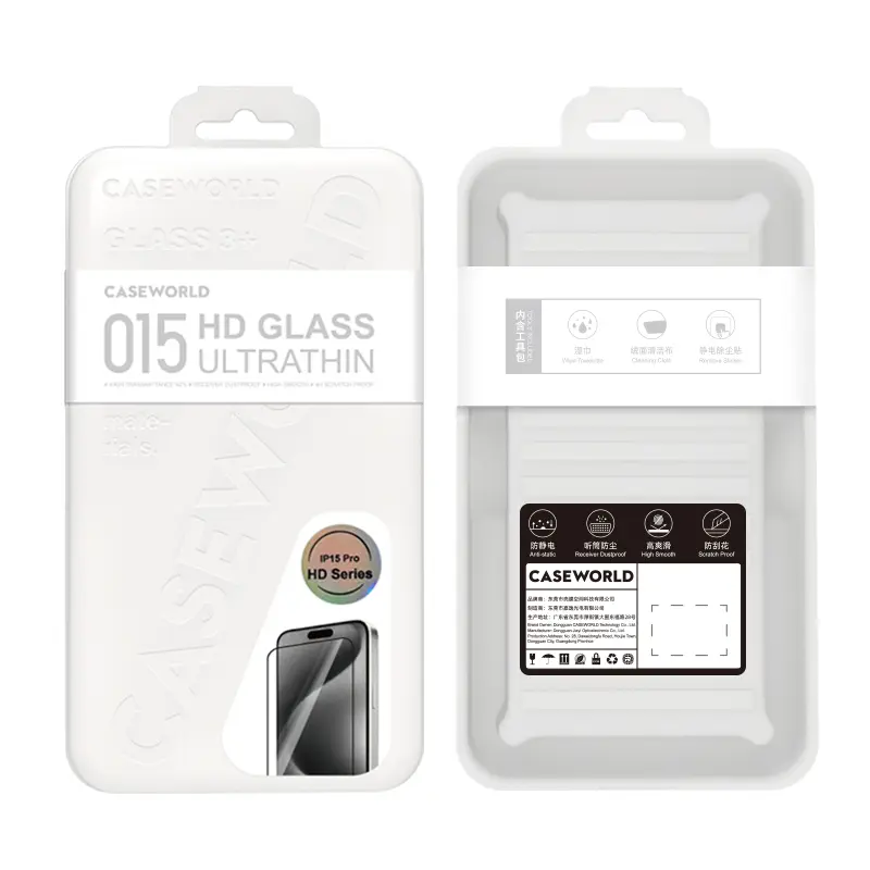 iPhone 15 Pro 0.15 mm HD Cam Ekran Koruyucu - CaseWorld Ultra-Thin