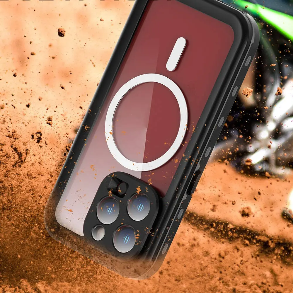 iPhone 15 Pro Su Geçirmez Kılıf, 2 m Su ve Düşme Dayanımı - Zore
