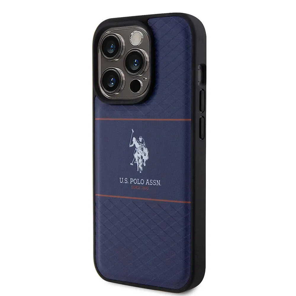 iPhone 15 Pro Deri Şeritli Lisanslı Kılıf - U.S. Polo Assn.
