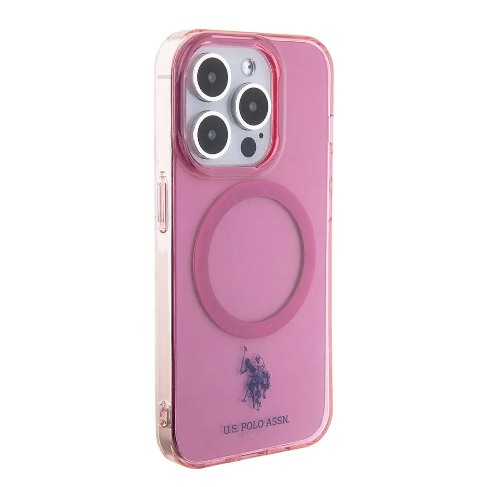 iPhone 15 Pro MagSafe Uyumlu Şeffaf Kılıf - U.S. Polo Assn. Lisanslı