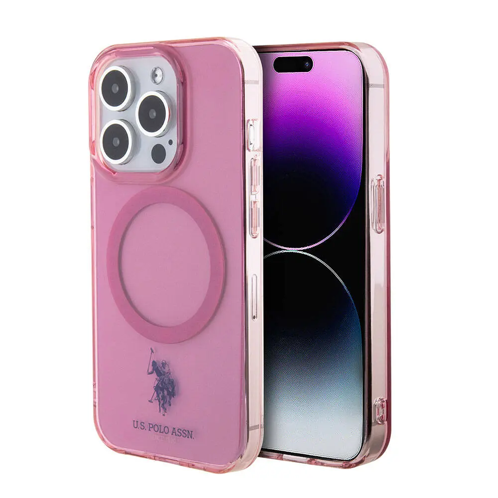 iPhone 15 Pro MagSafe Uyumlu Şeffaf Kılıf - U.S. Polo Assn. Lisanslı