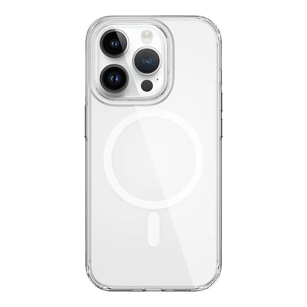 iPhone 15 Pro MagSafe Uyumlu Şeffaf Kılıf - Wiwu BC-022