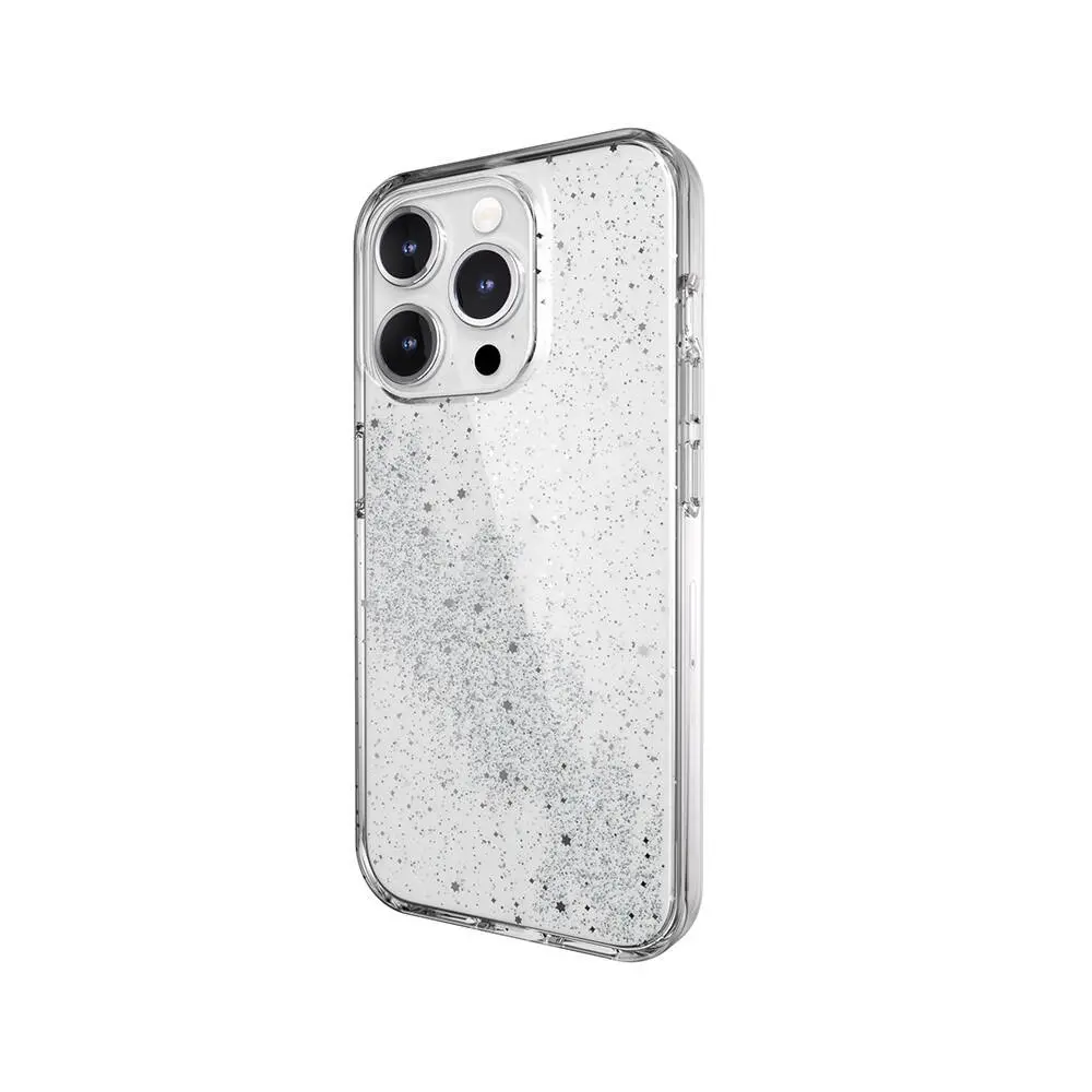 iPhone 15 Pro Çift Katmanlı IMD Baskılı Şeffaf Kılıf - Switcheasy Cosmos Comet